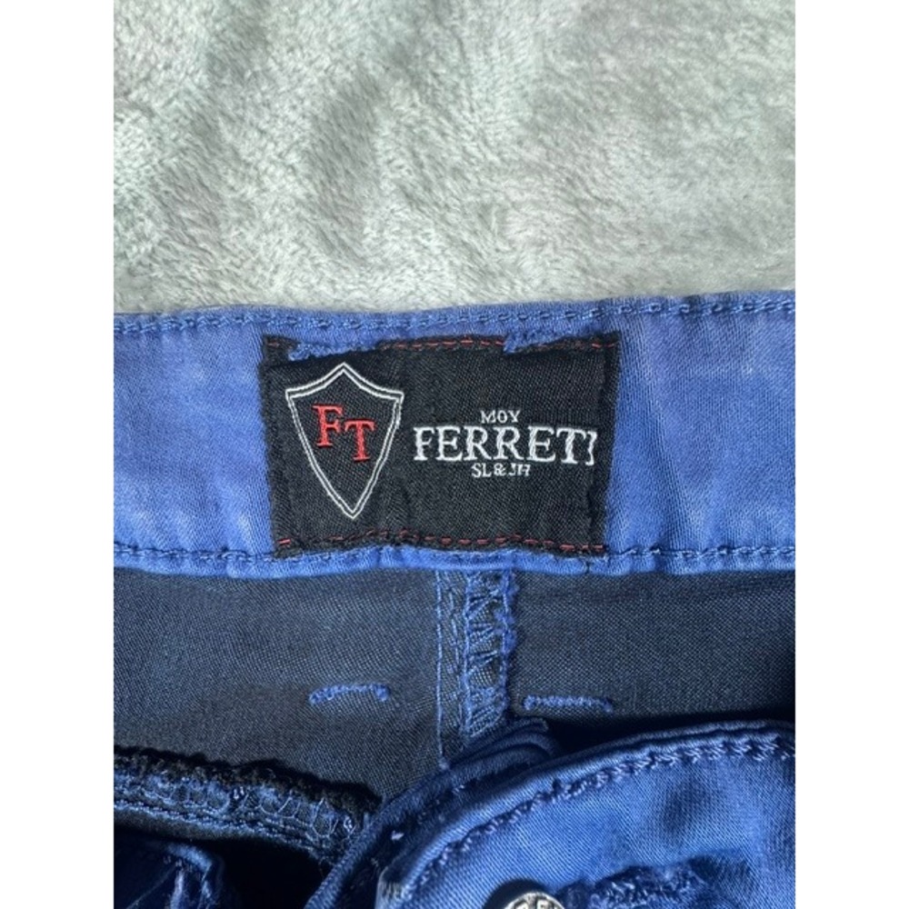 NWT Alberto Ferretti Blue Denim Jeans Pants Men's Size 32 - Picture 8 of 12